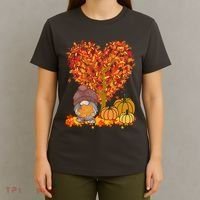 Gnome Fall Autumn Heart Cute T-Shirt thumb 4