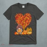 Gnome Fall Autumn Heart Cute T-Shirt thumb 5