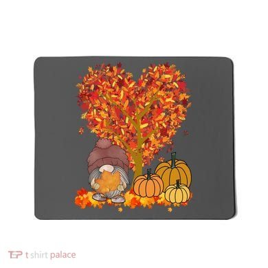 Gnome Fall Autumn Heart Cute Mousepad