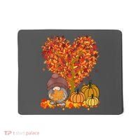 Gnome Fall Autumn Heart Cute Mousepad thumb 0