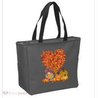 Gnome Fall Autumn Heart Cute Tote Bag thumb 2