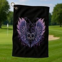 Goth Fairycore Aesthetic Gothic Fairy Aesthetic Golf Towel thumb 1