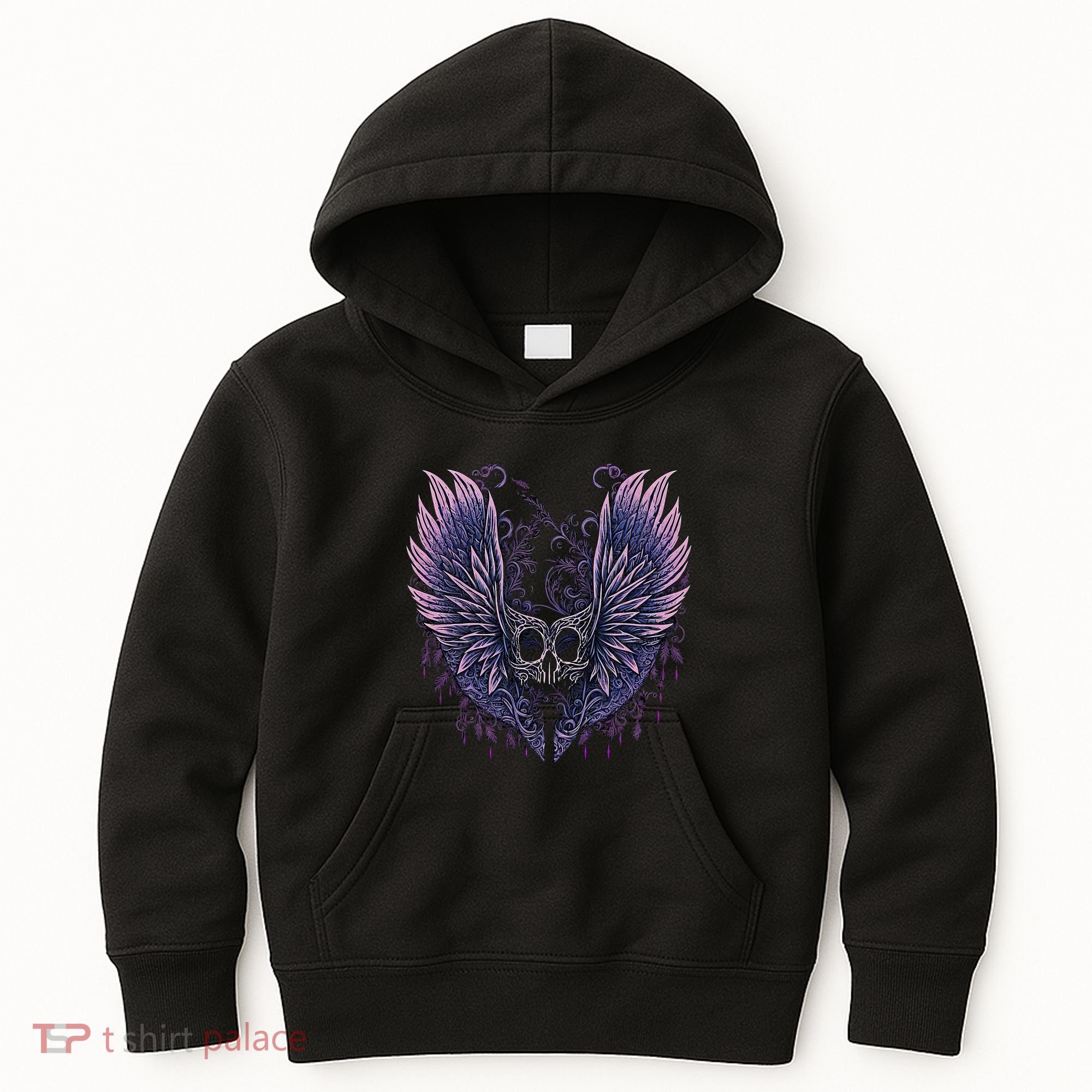 Goth Fairycore Aesthetic Gothic Fairy Aesthetic Kids Hoodie