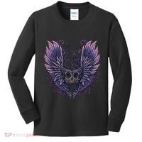 Goth Fairycore Aesthetic Gothic Fairy Aesthetic Kids Long Sleeve Shirt thumb 0