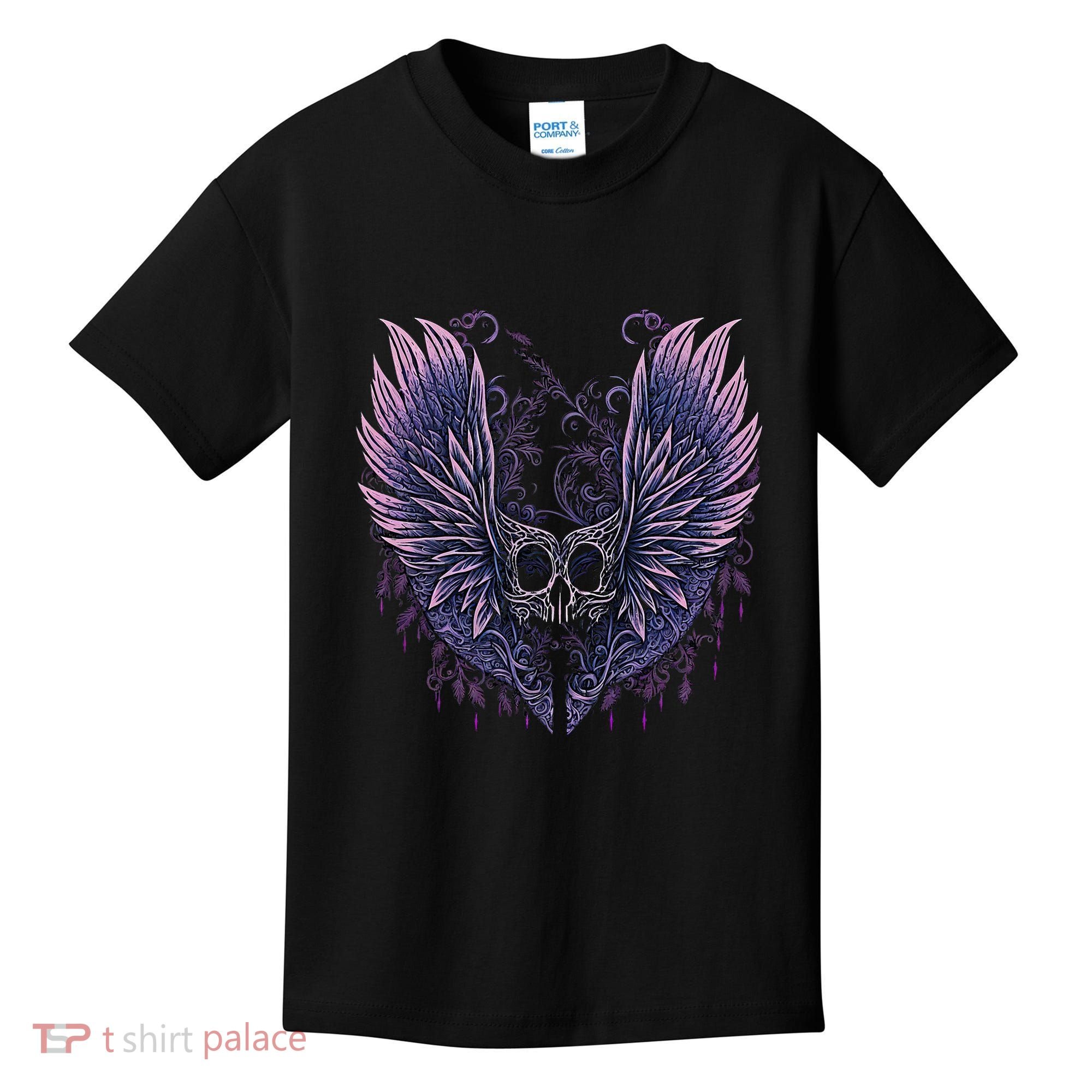 Goth Fairycore Aesthetic Gothic Fairy Aesthetic Kids T-Shirt