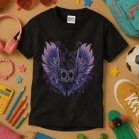 Goth Fairycore Aesthetic Gothic Fairy Aesthetic Kids T-Shirt thumb 3