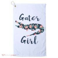 Gator Funny Alligator Gifts for Crocodile Golf Towel thumb 0