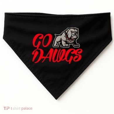 Go Funny Bulldogs USA-Made Doggie Bandana