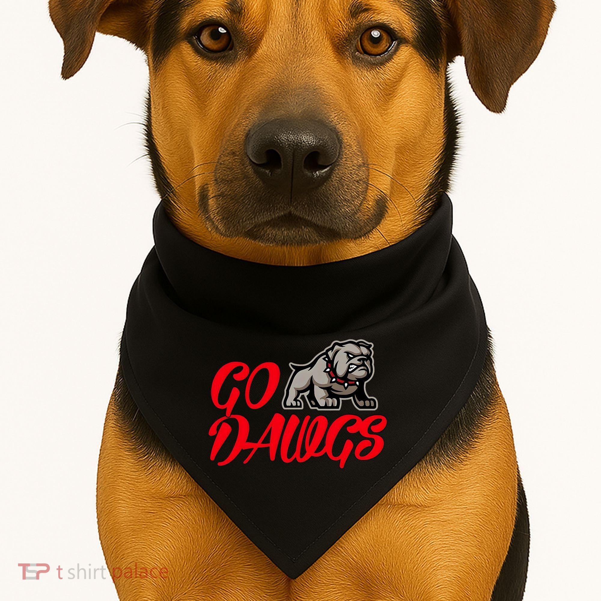 Go Funny Bulldogs USA-Made Doggie Bandana