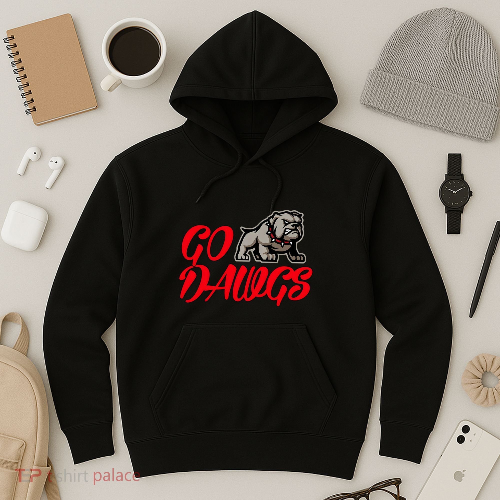 Go Funny Bulldogs Hoodie
