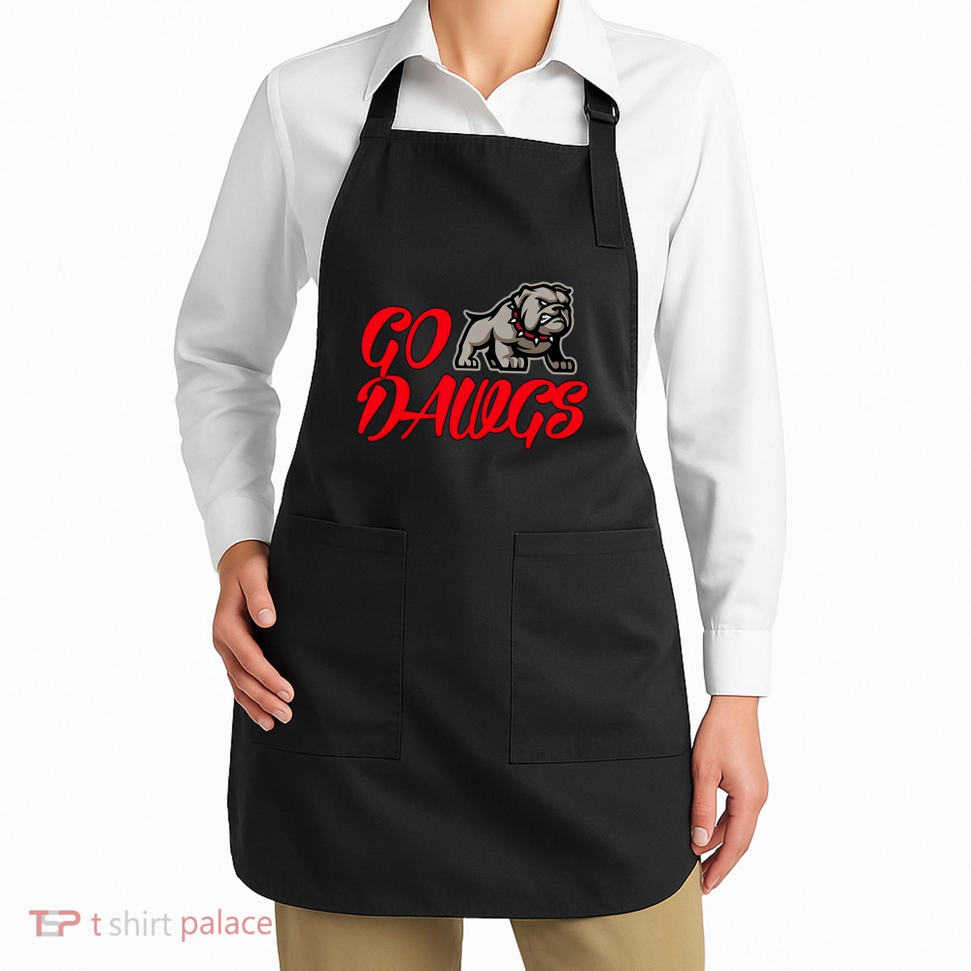 Go Funny Bulldogs Apron