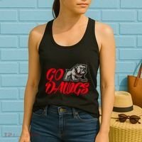 Go Funny Bulldogs Women's Tank Top thumb 2