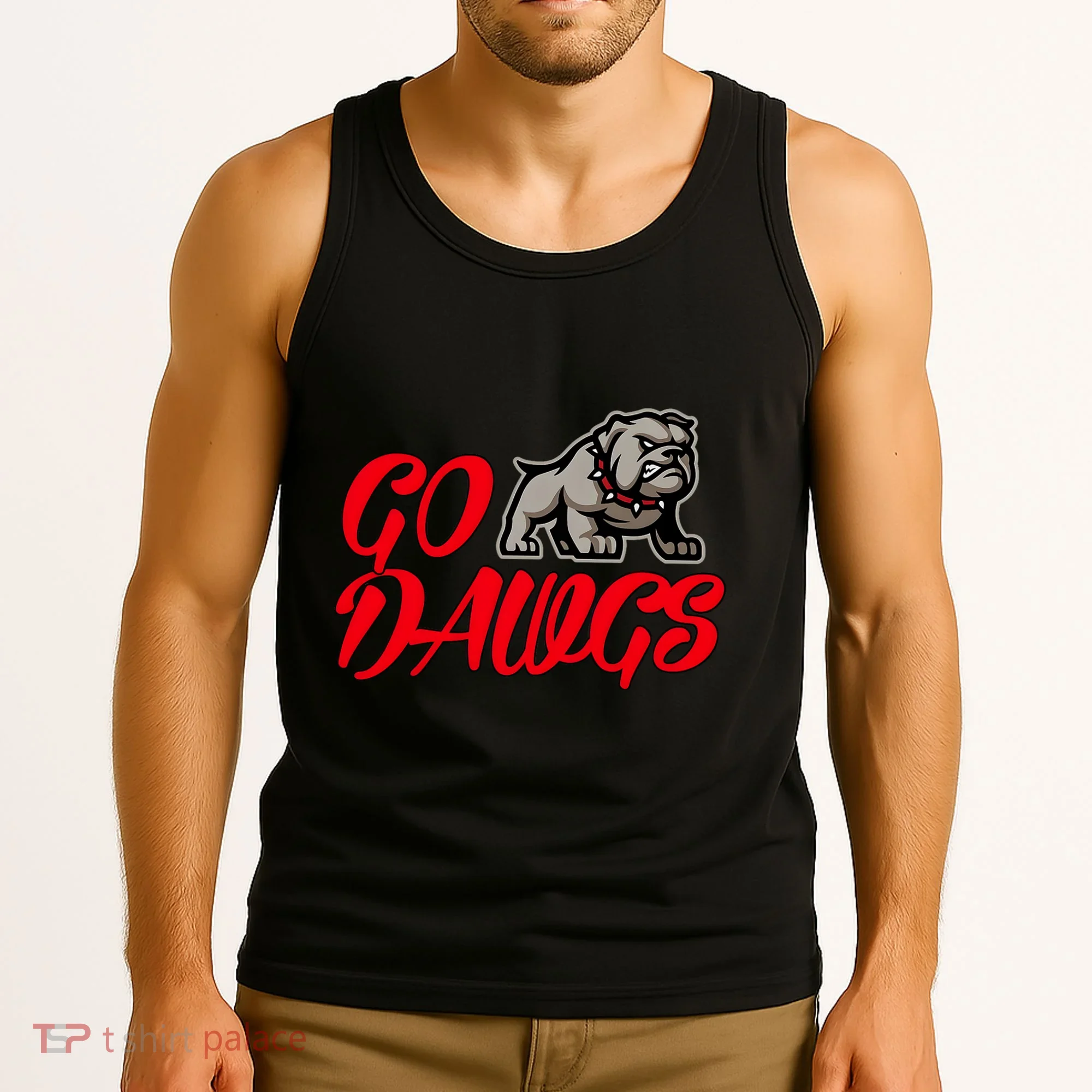 Go Funny Bulldogs Tank Top