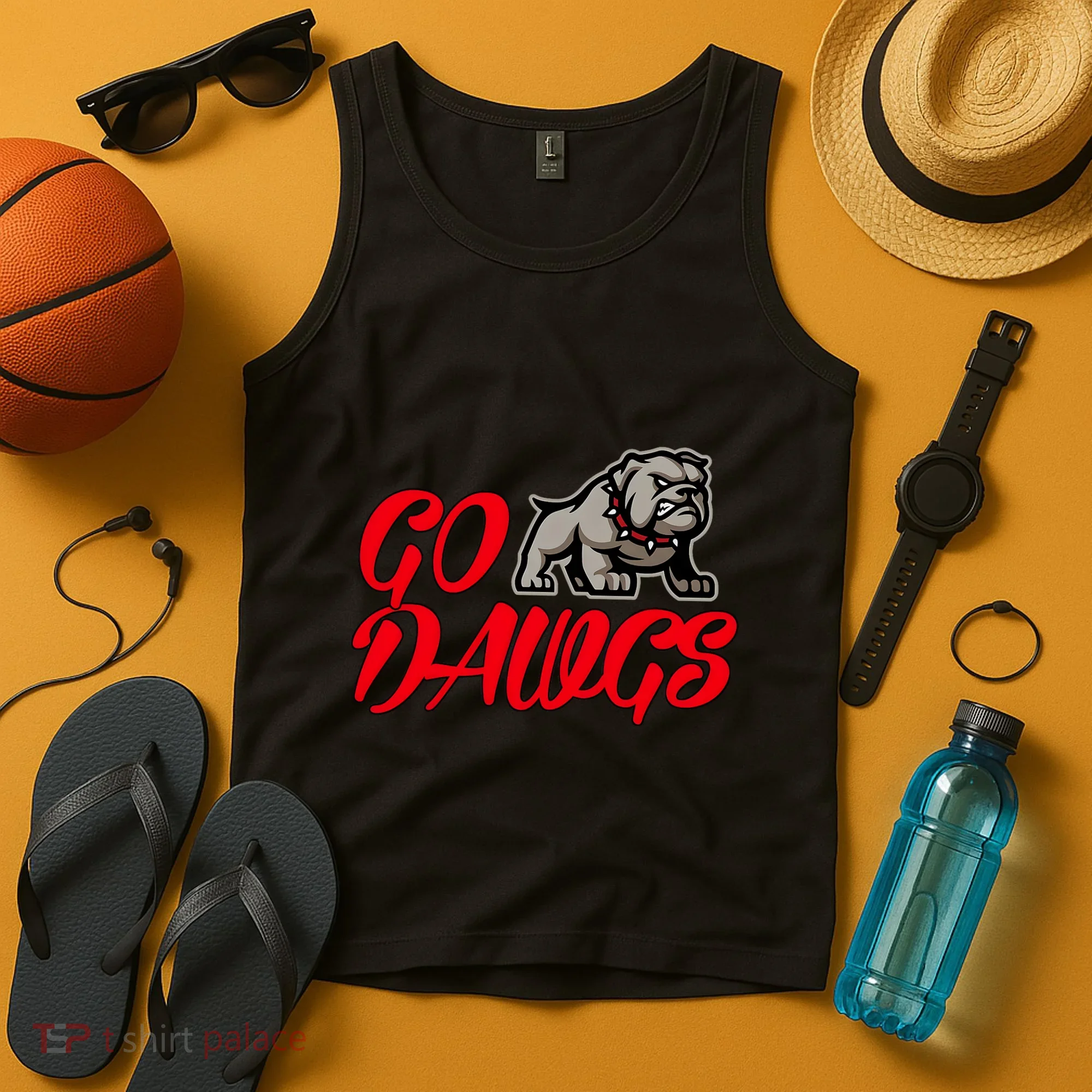 Go Funny Bulldogs Tank Top