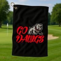Go Funny Bulldogs Golf Towel thumb 1