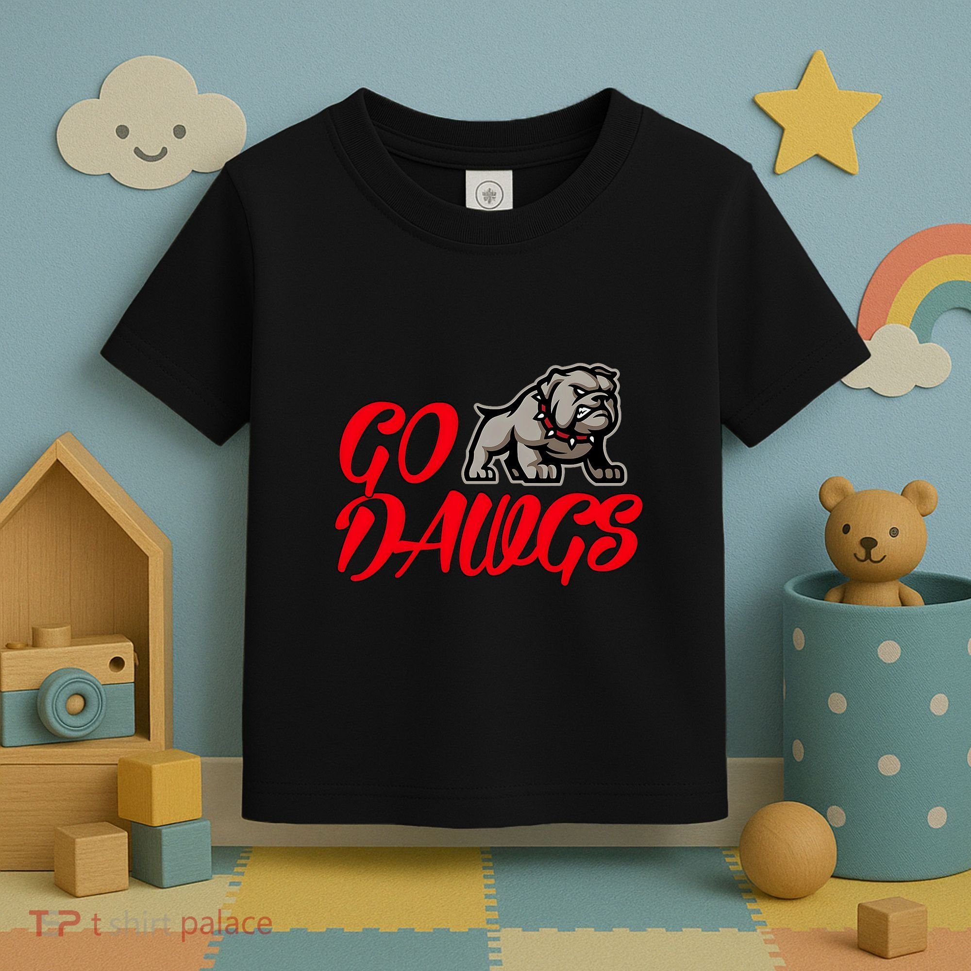 Go Funny Bulldogs Toddler T-Shirt