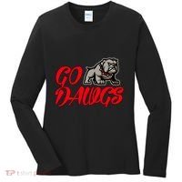 Go Funny Bulldogs Women's Long Sleeve Shirt thumb 0