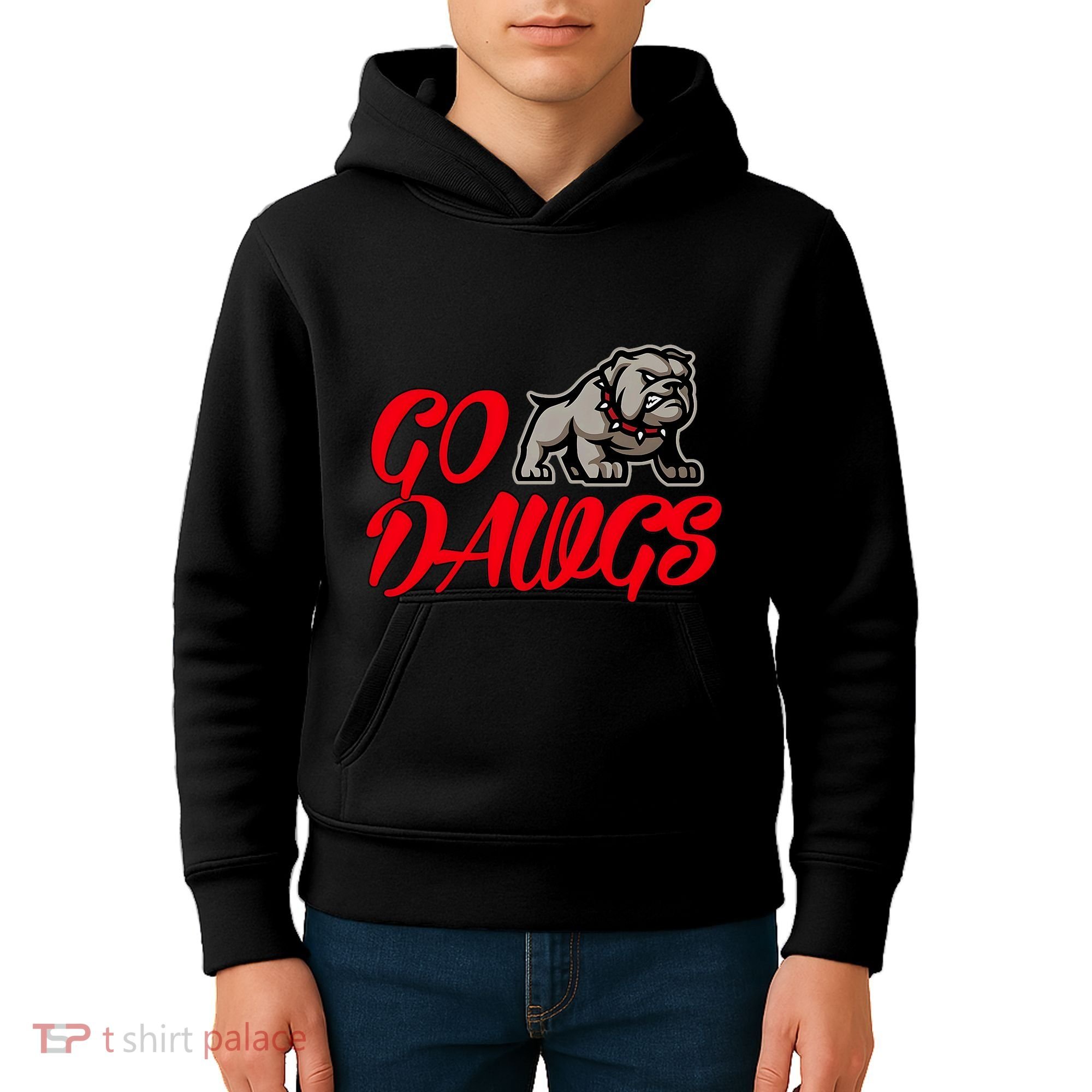 Go Funny Bulldogs Kids Hoodie