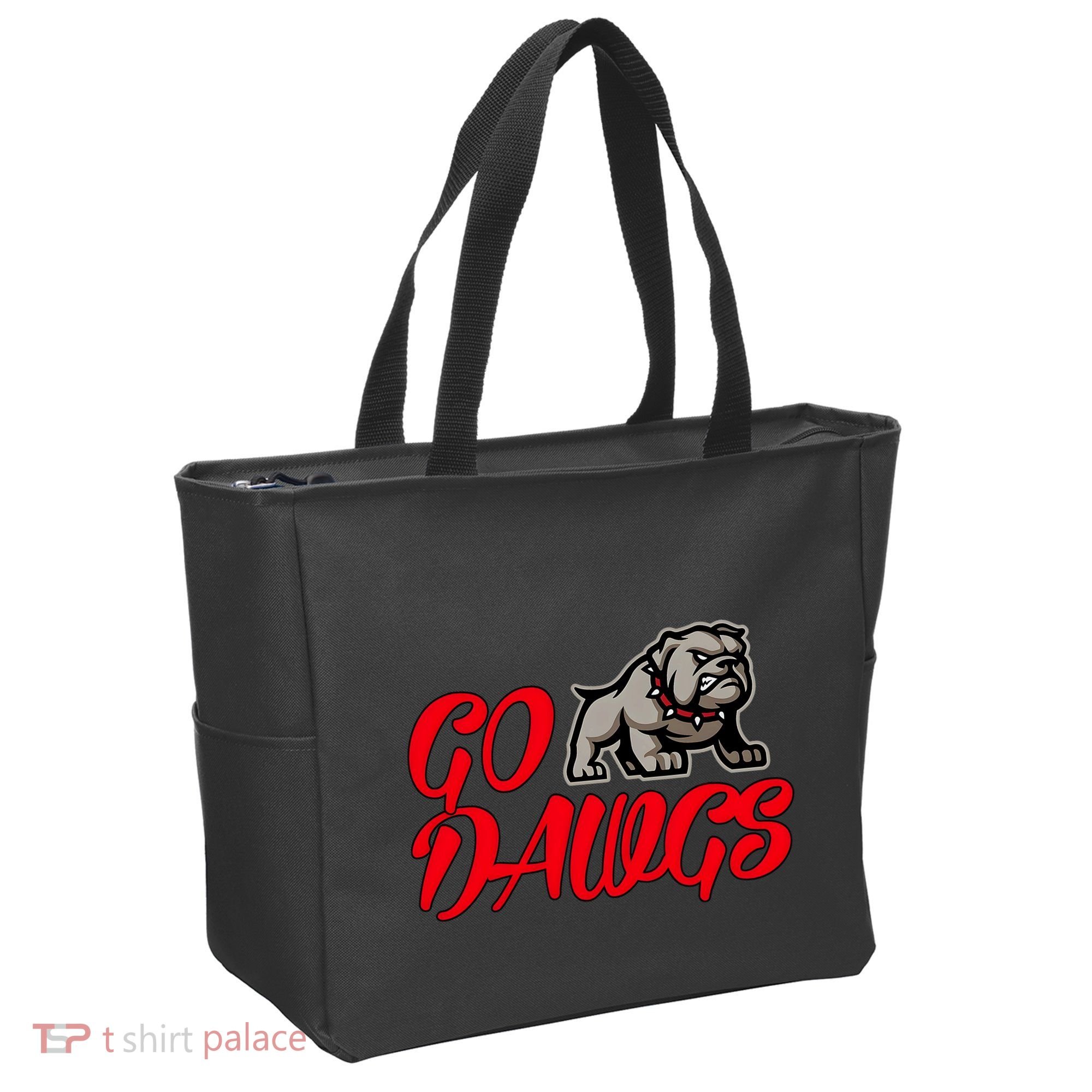 Go Funny Bulldogs Tote Bag