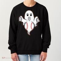 Ghost Forkball Baseball Pitch Fork Ball Strikeout Pitcher Women's Sweatshirt thumb 0