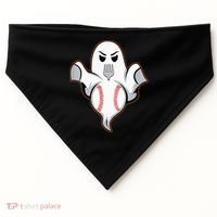 Ghost Forkball Baseball Pitch Fork Ball Strikeout Pitcher USA-Made Doggie Bandana thumb 0