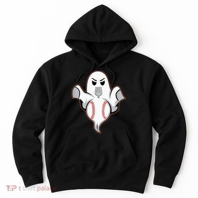 Ghost Forkball Baseball Pitch Fork Ball Strikeout Pitcher Hoodie