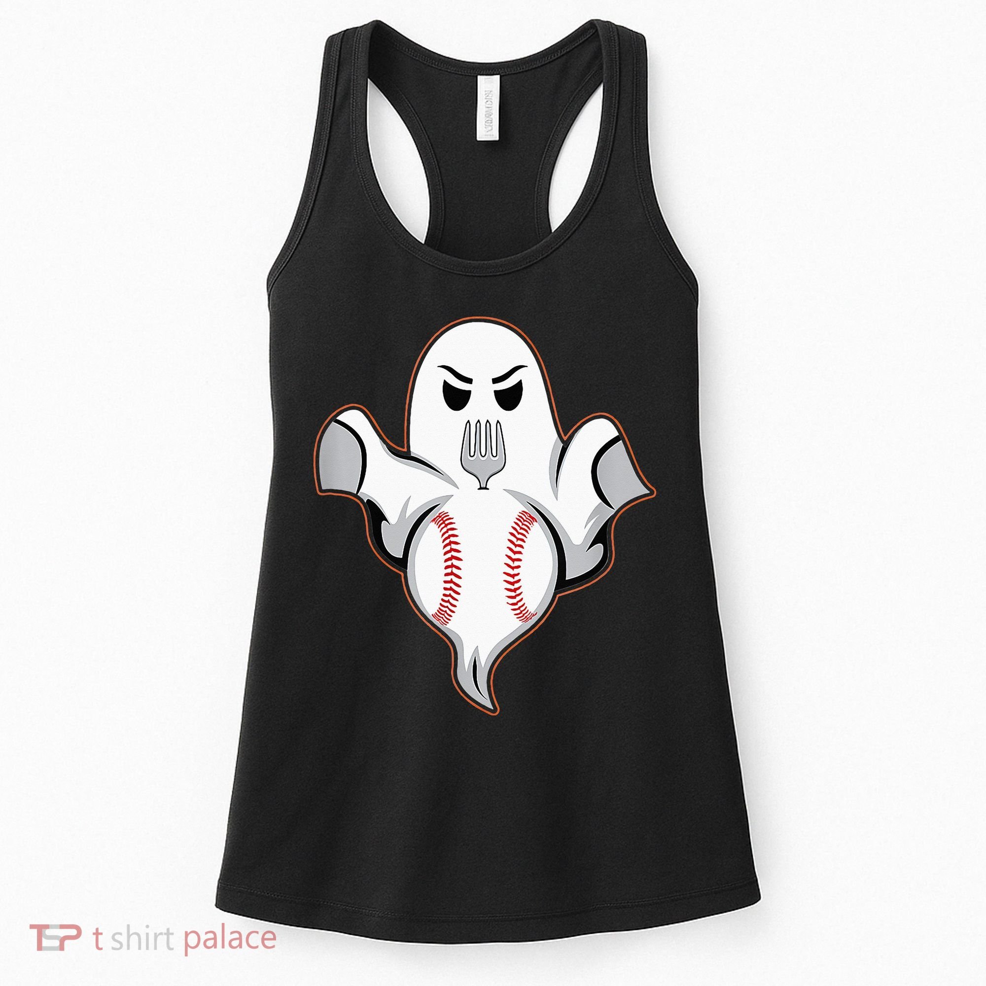Ghost Forkball Baseball Pitch Fork Ball Strikeout Pitcher Women's Tank Top