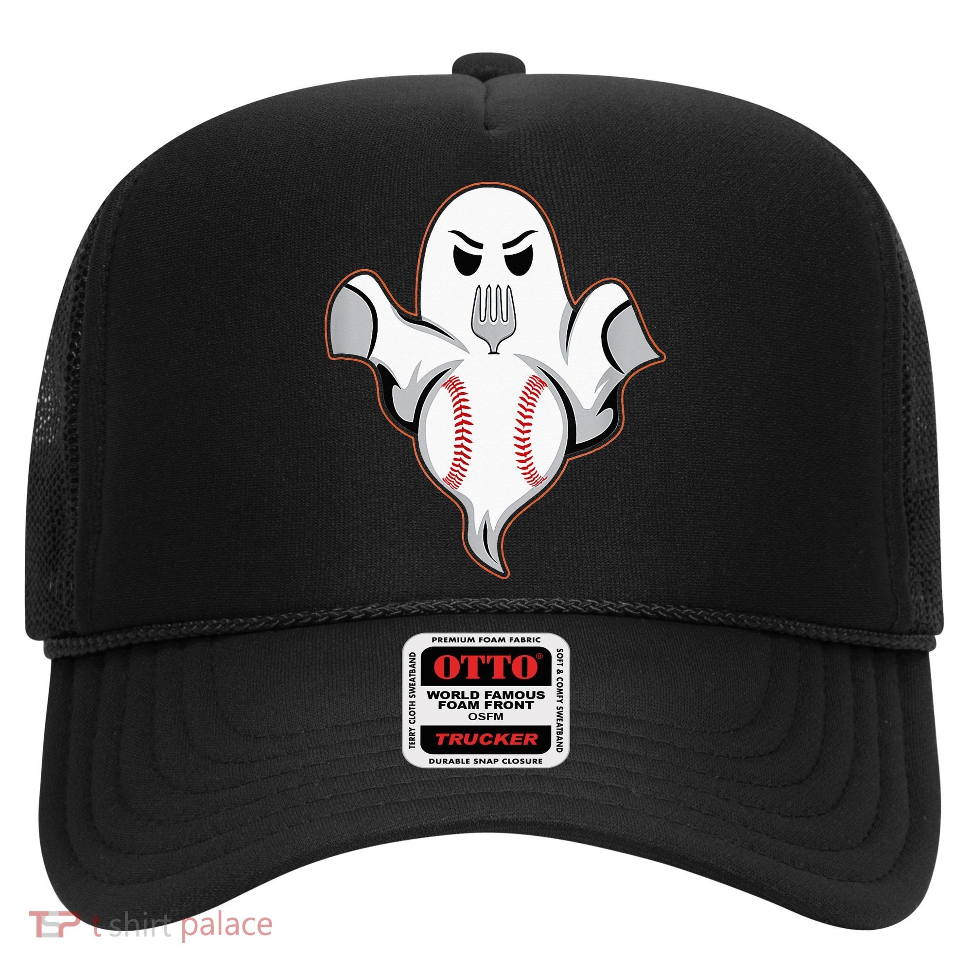 Ghost Forkball Baseball Pitch Fork Ball Strikeout Pitcher Hat