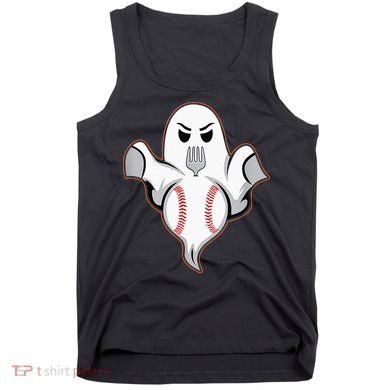 Ghost Forkball Baseball Pitch Fork Ball Strikeout Pitcher Tank Top