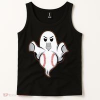 Ghost Forkball Baseball Pitch Fork Ball Strikeout Pitcher Tank Top thumb 2