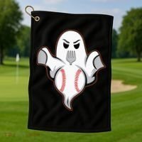 Ghost Forkball Baseball Pitch Fork Ball Strikeout Pitcher Golf Towel thumb 1