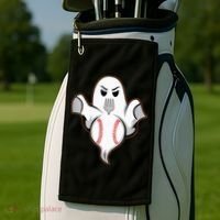 Ghost Forkball Baseball Pitch Fork Ball Strikeout Pitcher Golf Towel thumb 2