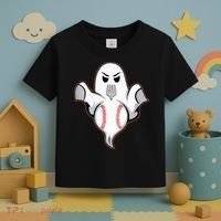 Ghost Forkball Baseball Pitch Fork Ball Strikeout Pitcher Toddler T-Shirt thumb 3