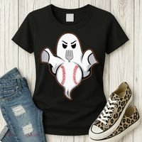 Ghost Forkball Baseball Pitch Fork Ball Strikeout Pitcher Women's T-Shirt thumb 3