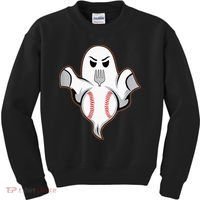 Ghost Forkball Baseball Pitch Fork Ball Strikeout Pitcher Kids Sweatshirt thumb 0