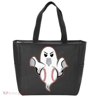 Ghost Forkball Baseball Pitch Fork Ball Strikeout Pitcher Tote Bag