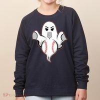 Ghost Forkball Baseball Pitch Fork Ball Strikeout Pitcher Women's Sweatshirt thumb 0
