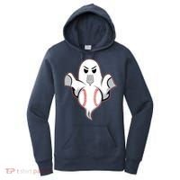 Ghost Forkball Baseball Pitch Fork Ball Strikeout Pitcher Women's Hoodie thumb 0