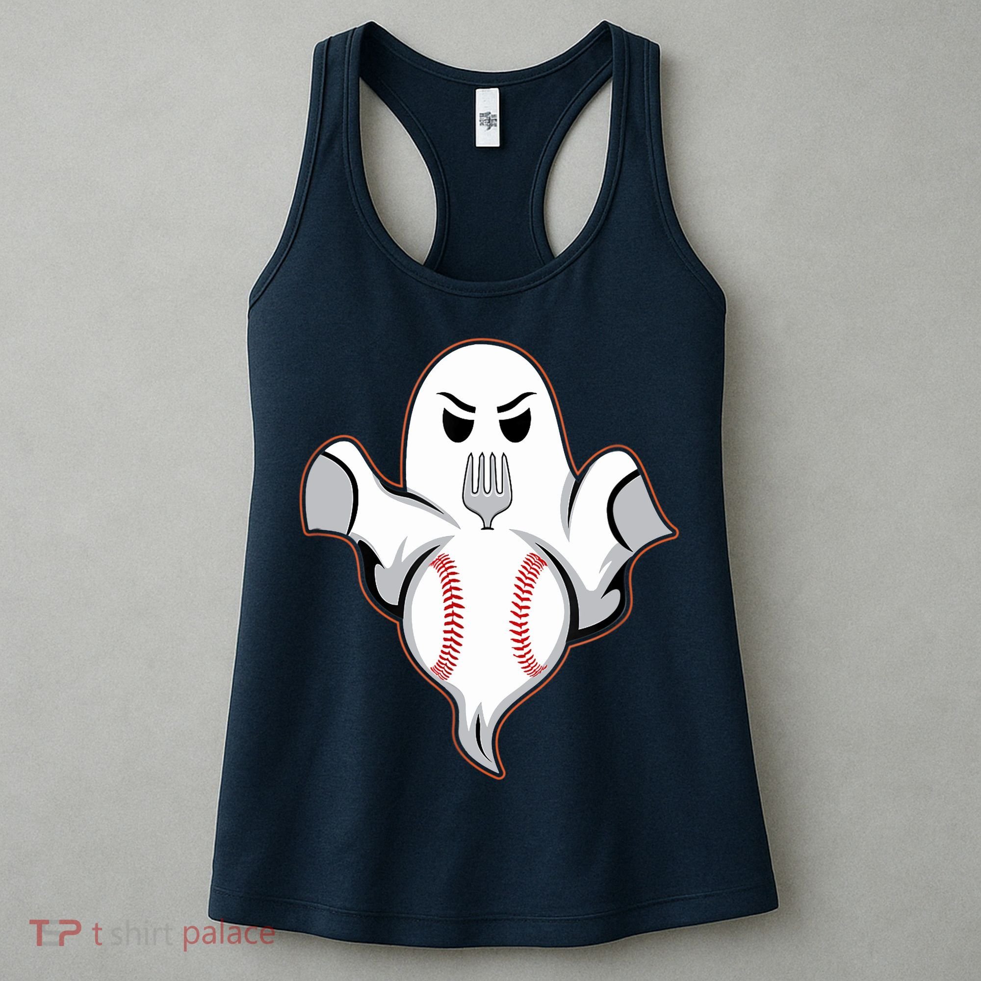 Ghost Forkball Baseball Pitch Fork Ball Strikeout Pitcher Women's Tank Top