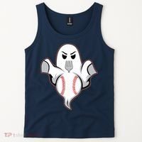 Ghost Forkball Baseball Pitch Fork Ball Strikeout Pitcher Tank Top thumb 2
