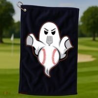 Ghost Forkball Baseball Pitch Fork Ball Strikeout Pitcher Golf Towel thumb 1