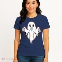 Ghost Forkball Baseball Pitch Fork Ball Strikeout Pitcher Women's T-Shirt thumb 4