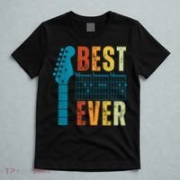 Guitarist Father Best Dad Ever Retro Gift T-Shirt thumb 5