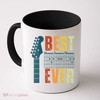 Guitarist Father Best Dad Ever Retro Gift Coffee Mug thumb 0