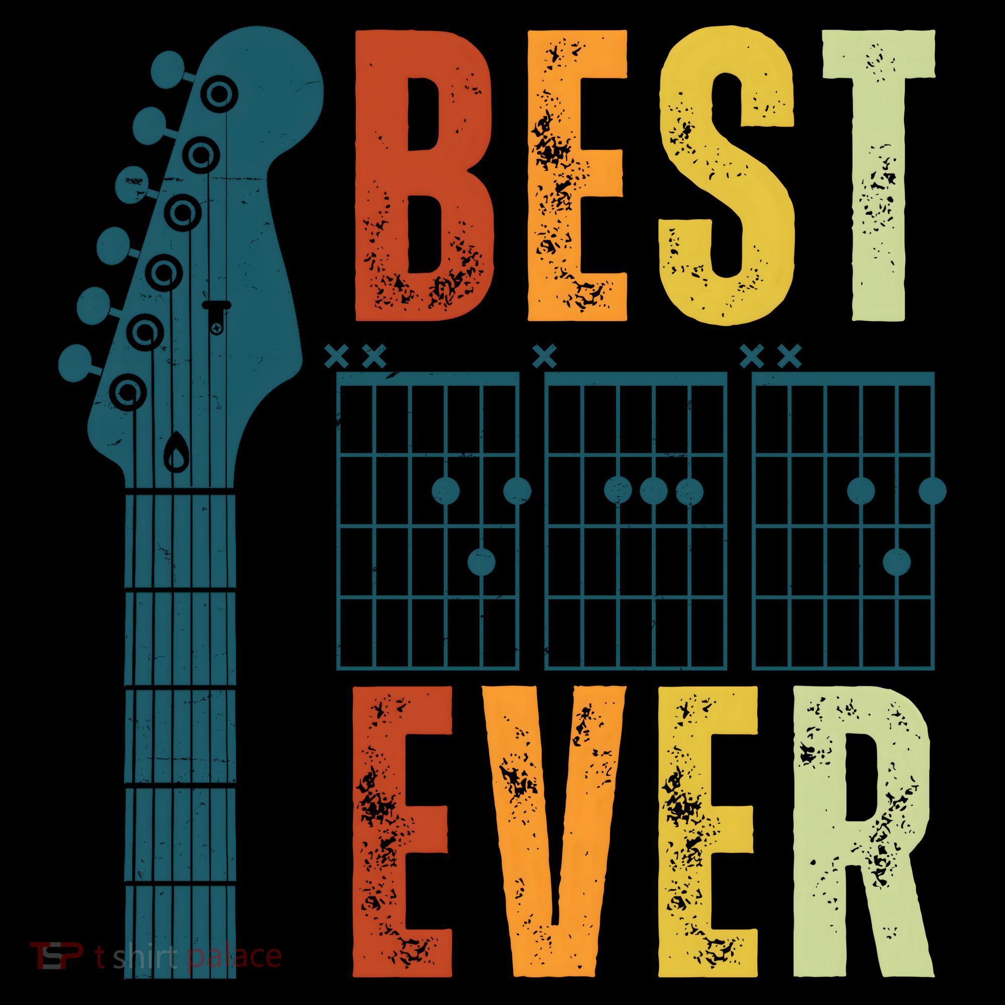 Guitarist Father Best Dad Ever Retro Gift Coffee Mug