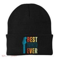Guitarist Father Best Dad Ever Retro Gift Beanie thumb 0