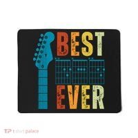 Guitarist Father Best Dad Ever Retro Gift Mousepad thumb 0