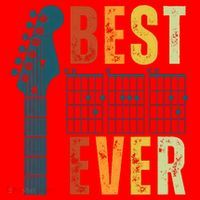 Guitarist Father Best Dad Ever Retro Gift Santa Hat thumb 1