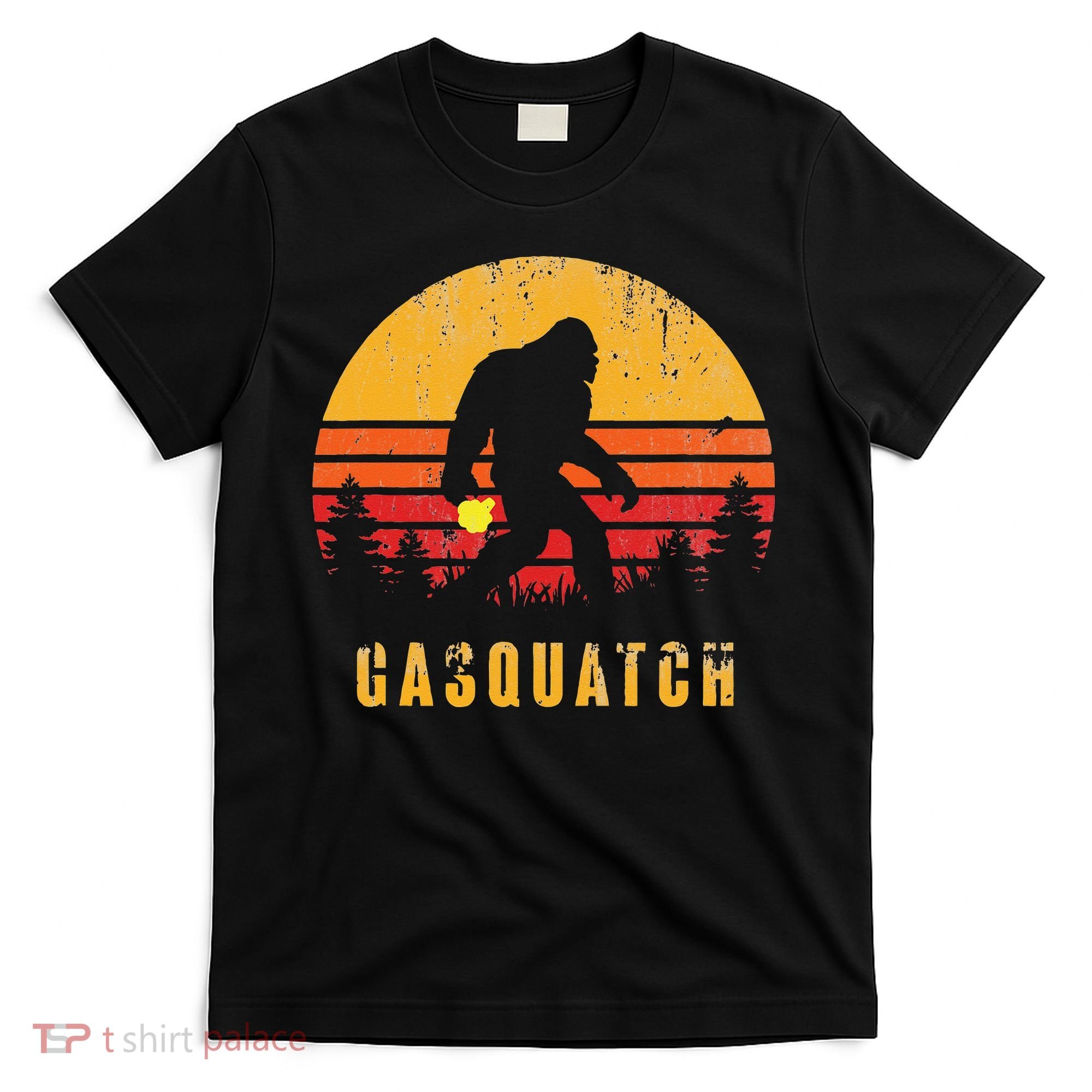 Gasquatch Funny Bigfoot Farting Sasquatch Believer Fart Yeti T-Shirt