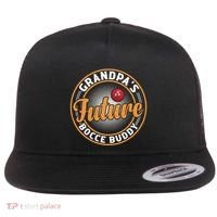 GrandpaS Future Bocce Buddy Boccia Bocce Ball Player Gift Flat Bill Trucker Hat thumb 0